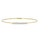 1.10 DEW White Moissanite Bracelet in 14K Yellow Gold