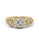 1.00 DEW Oval White Moissanite Ring in 14K Gold