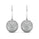 0.50 DEW White Moissanite Earring in 925 Platinum Plated