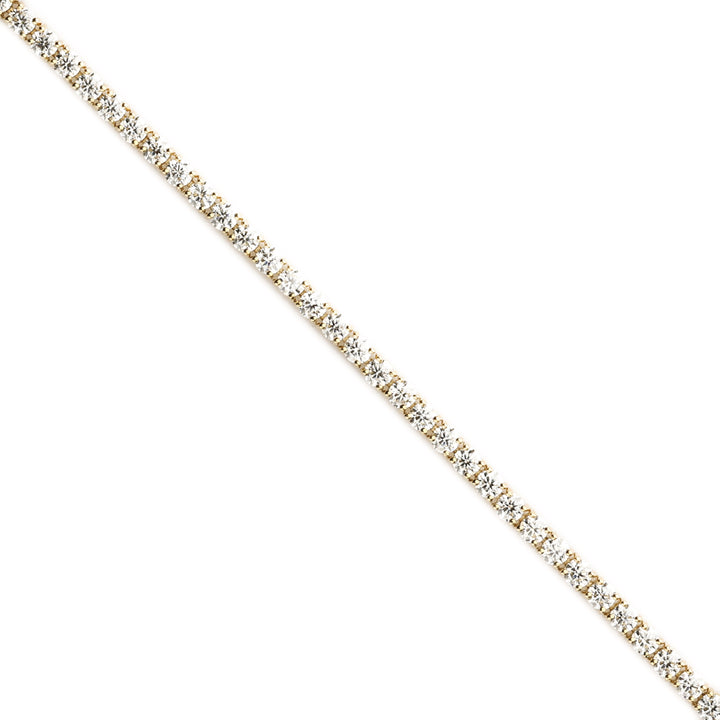 Lab-Grown Diamond Tennis Bracelet in 14K Yellow Gold