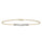 1.83 DEW White Moissanite Bracelet in 14K Yellow Gold