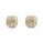 0.95 Cts Multi Color Diamond Earring in 14K Two Tone