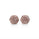 0.48 Cts Pink Diamond Earring in 925 Two Tone