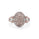 0.58 Cts Pink Diamond Ring in 925 Two Tone