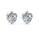 5.00 DEW White Moissanite Earring in 925 Platinum Plated