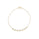 0.29 Cts White Diamond Bracelet in 14K Yellow Gold