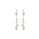 Pearl Beaded Tassel Earring in 18K YG