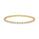 5.85 DEW Moissanite Bangle in 925 Yellow Gold Plated