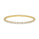 5.45 DEW Moissanite Bangle in 925 Yellow Gold Plated