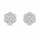 0.45 DEW Moissanite Earring in 925 Platinum Plated