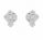 0.30 DEW Moissanite Earring in 925 Platinum Plated