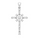1.20 DEW Moissanite Pendant in 925 Platinum Plated