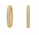 7.30 DEW Moissanite Earring in 925 Yellow Gold Plated
