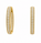 7.30 DEW Moissanite Hoop Earring in 925 Yellow Gold Plated