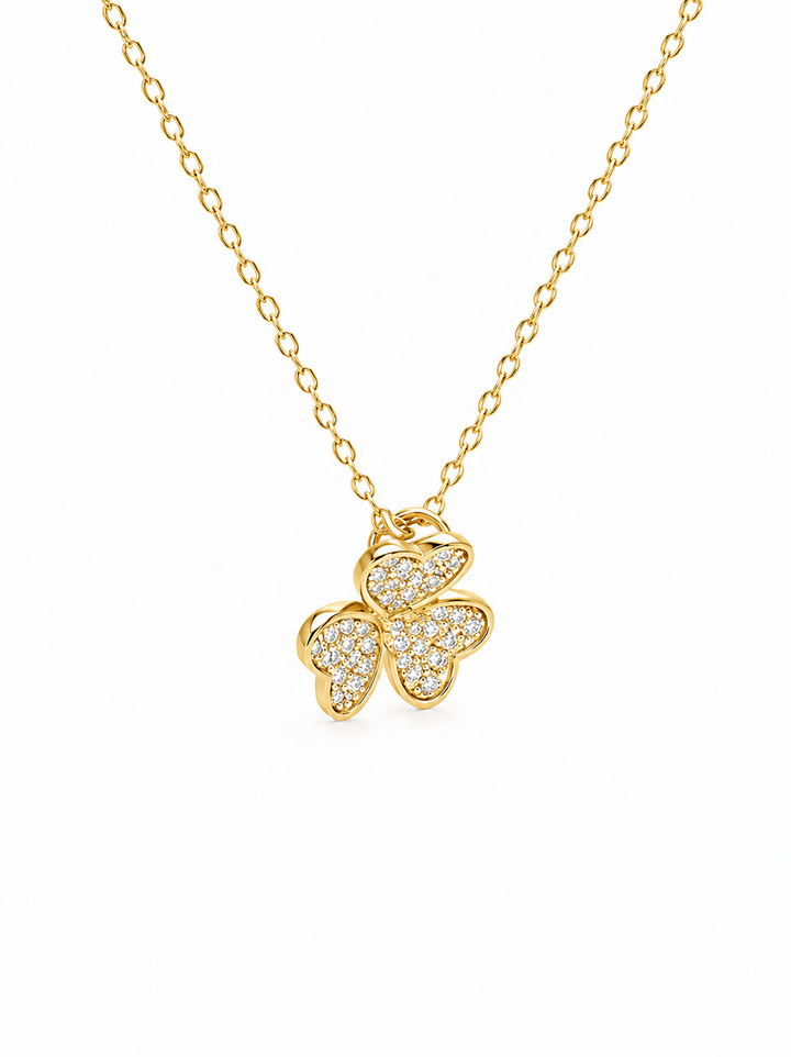 0.38 Ctw Lab Grown Diamond Pendant in 925 Yellow Gold Plated