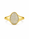 0.35 Ctw Lab Grown Diamond Ring in 925 Yellow Gold Plated