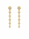 1.06 Ctw Lab Grown Diamond Earring in 925 Yellow Gold Plated