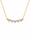 1.22 Ctw Lab Grown Diamond Necklace in 925 Yellow Gold Plated