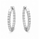 1.90 DEW Moissanite Earring in 925 Platinum Plated