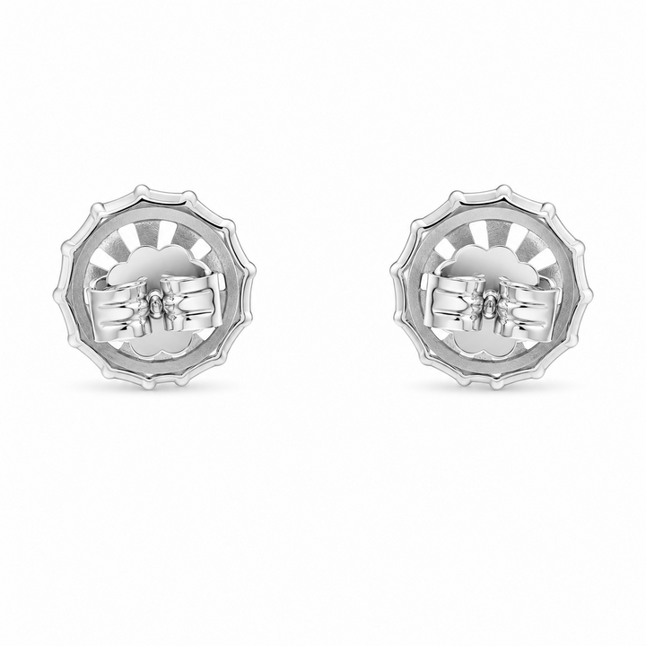 2.70 DEW Moissanite Earring in 925 Platinum Plated