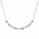 0.26 Ctw Lab Grown Diamond Necklace in 925 Platinum Plated