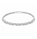 1.21 Ctw Lab Grown Diamond Flex Bangle in 925 Platinum Plated