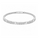 1.59 Ctw Lab Grown Diamond Flex Bangle in 925 Platinum Plated