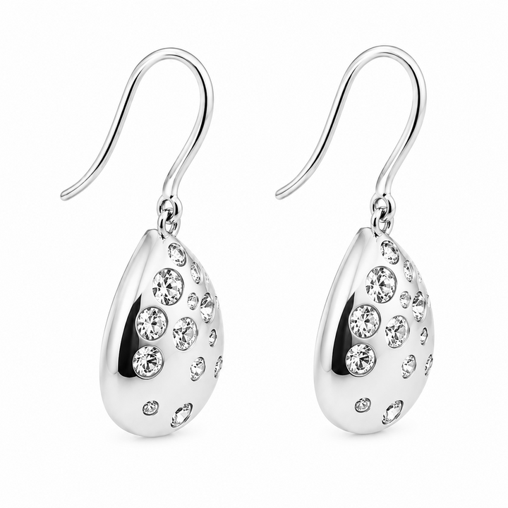 1.47 Ctw Lab Grown Diamond Earring in 925 Platinum Plated