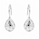 1.47 Ctw Lab Grown Diamond Earring in 925 Platinum Plated