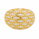 1.37 Ctw Lab Grown Diamond Ring in 925 Yellow Gold Plated