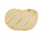 2.03 Ctw Lab Grown Diamond Ring in 925 Yellow Gold Plated