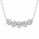5.10 DEW Moissanite Necklace in 925 Platinum Plated