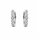 0.43 Ctw Lab Grown Diamond Earring in 925 Platinum Plated
