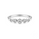 0.40 Ctw Lab Grown Diamond Ring in 925 Platinum Plated