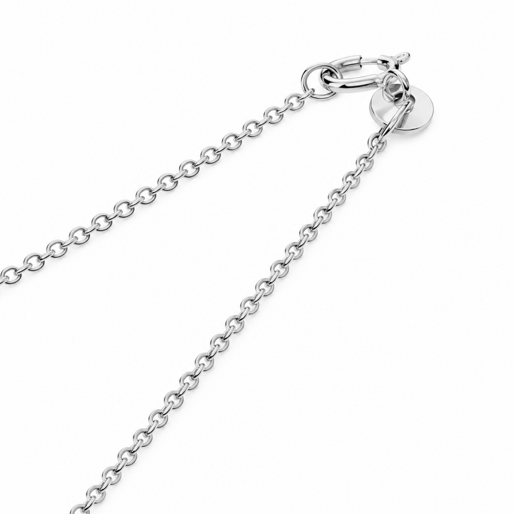 5.10 DEW Moissanite Necklace in 925 Platinum Plated