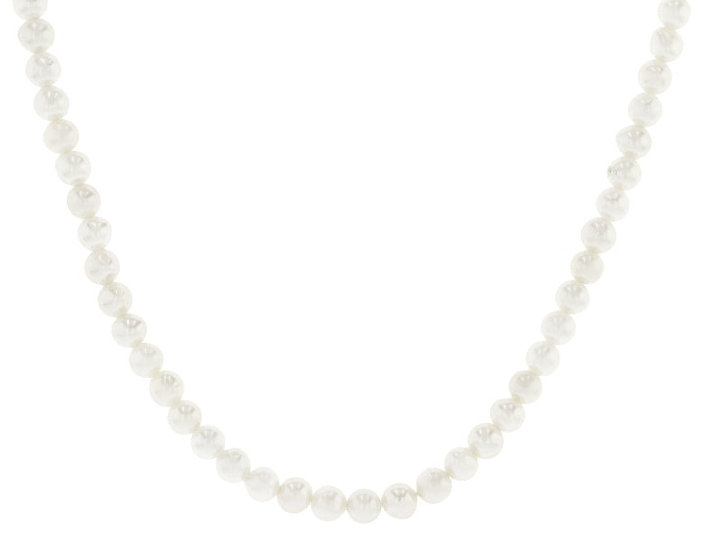 4.50-5.50 MM White Cultured Freshwater Bitsy Pearl Strand Necklace