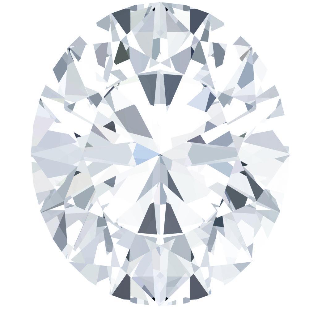 The Gemfly's VVS1 Clarity and DEF Color Oval Shape Loose Moissanite Gemstone