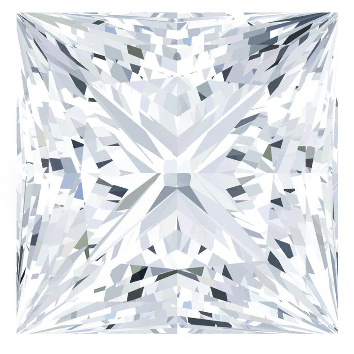 The Gemfly's VVS1 Clarity and DEF Color Princess Cut Loose Moissanite Gemstone