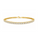 5.50 DEW Moissanite Tennis Bracelet in 925 Yellow Gold Plated
