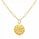 Catarina 0.33 Ctw Blue Diamond Medallion Necklace