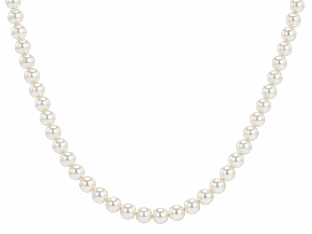4.50-5.50 MM White Cultured Freshwater Bitsy Pearl Strand Necklace