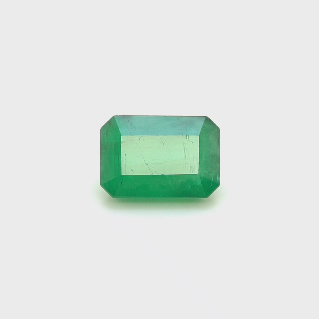 4.44 Cts Emerald 12X8 MM Octagon Gemstone