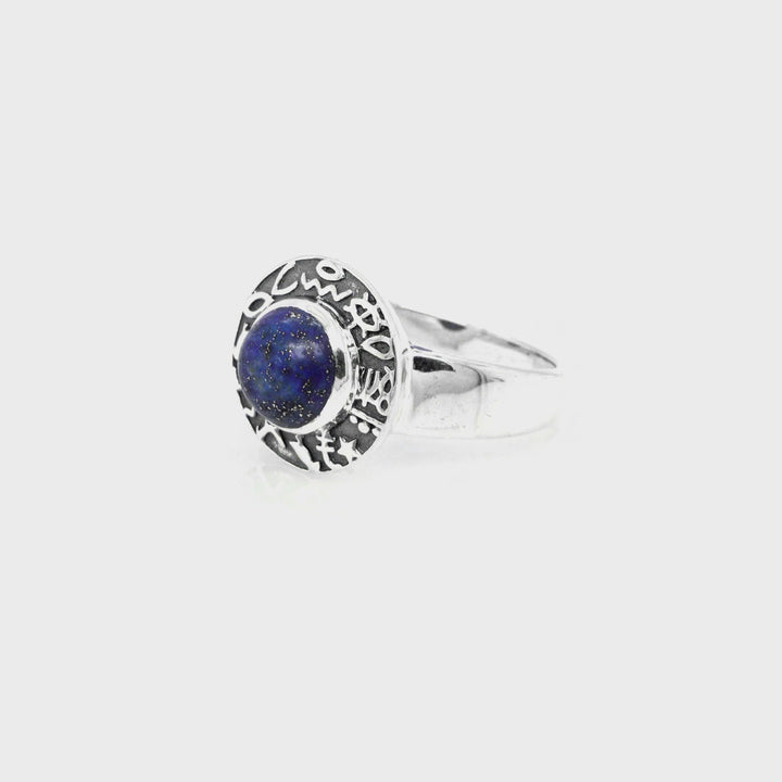 2.00 Cts Lapis Lazuli Ring in 925