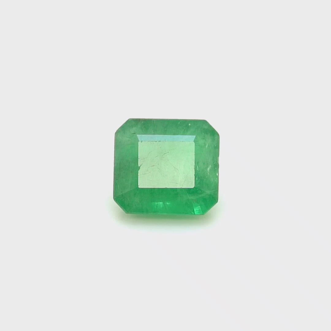 3.31 Cts Emerald 9X8 MM Octagon Gemstone