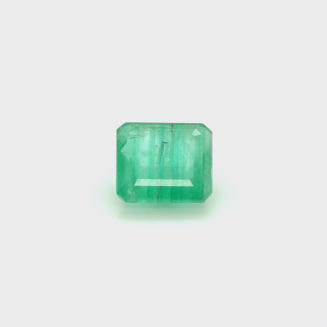 3.77 Cts Emerald 10x9 MM Octagon Gemstone