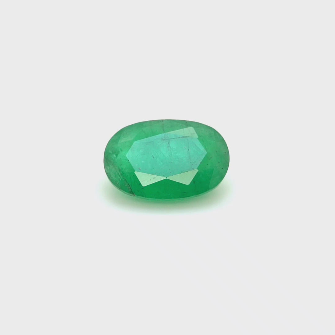 4.35 Cts Emerald 13X9 MM Oval Gemstone