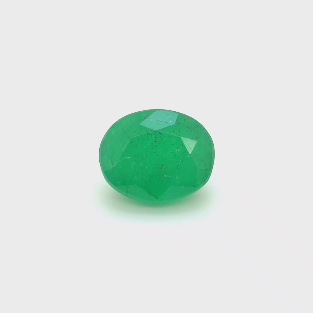 5.2 Cts Emerald 11X9 MM Oval Gemstone