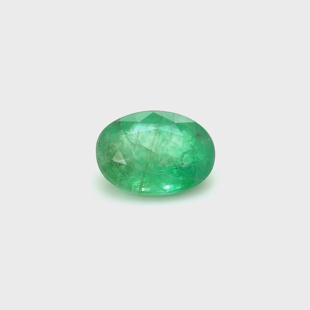 4.93 Cts Emerald 13X9 MM Oval Gemstone