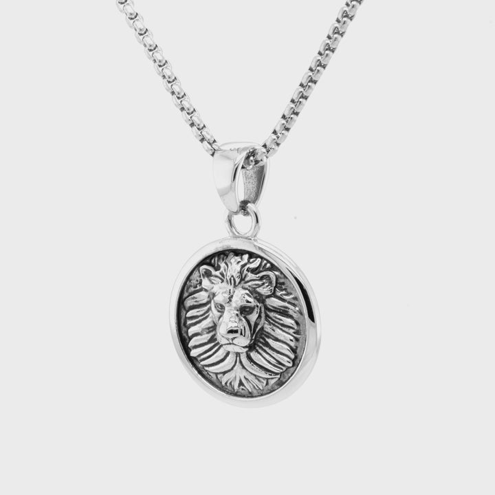 Lion Necklace in Stainless Steel