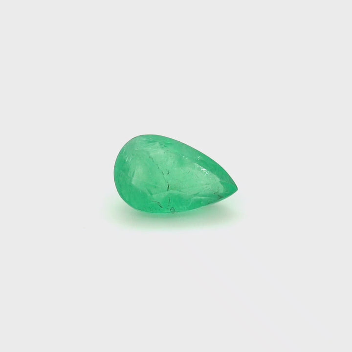 3.03 Cts Emerald 12X8 MM Pear Gemstone
